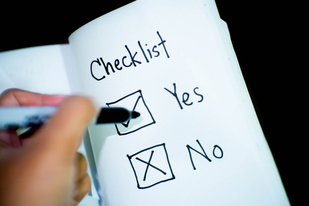 bookkeeping checklist