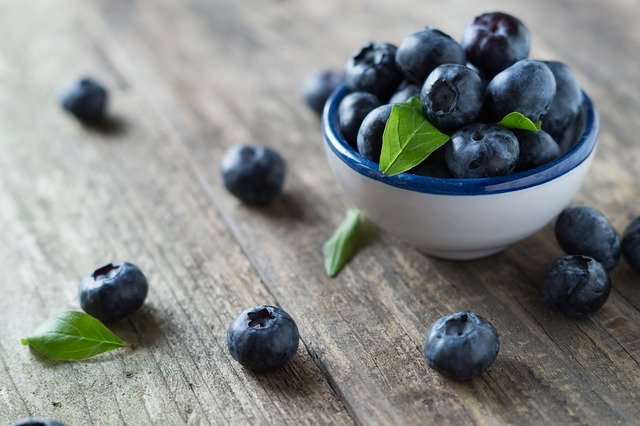 bowl of blueberries for productivity